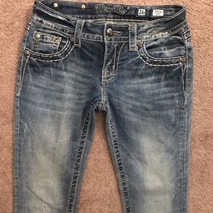 MISS ME BOOT CUT JEANS/DEMIN. BLING/SEQUIN